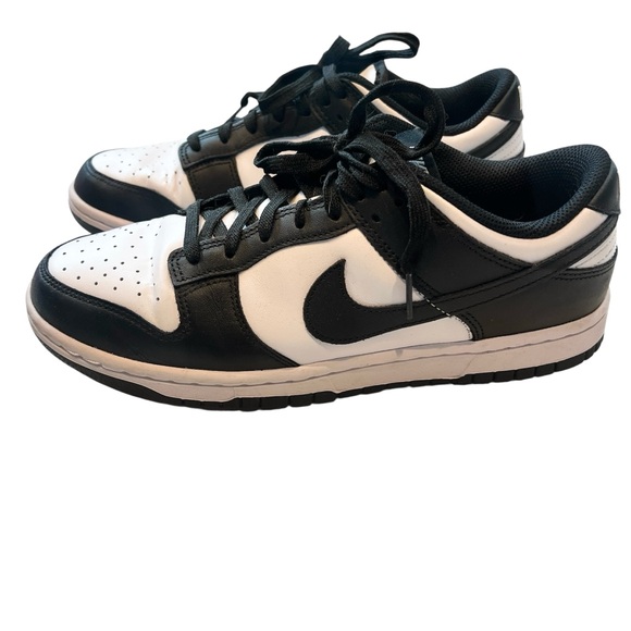 Nike Dunk Low Retro Black White “Panda” Sneakers Women’s Size 9.5 - Picture 7 of 11